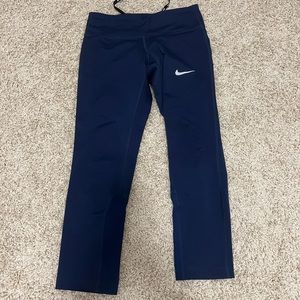 Cropped Nike Navy Blue Leggings